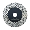 Mesh cutting blade for granite